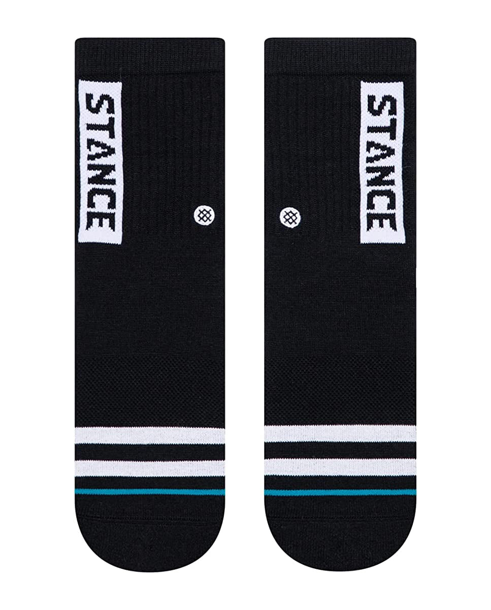 Stance OG St Kids Crew Socks BLK L
