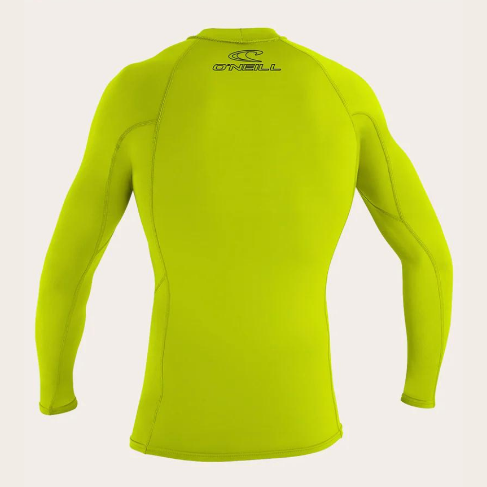 O'Neill Youth Performance Fit LS Rashguard 187-Lime 12