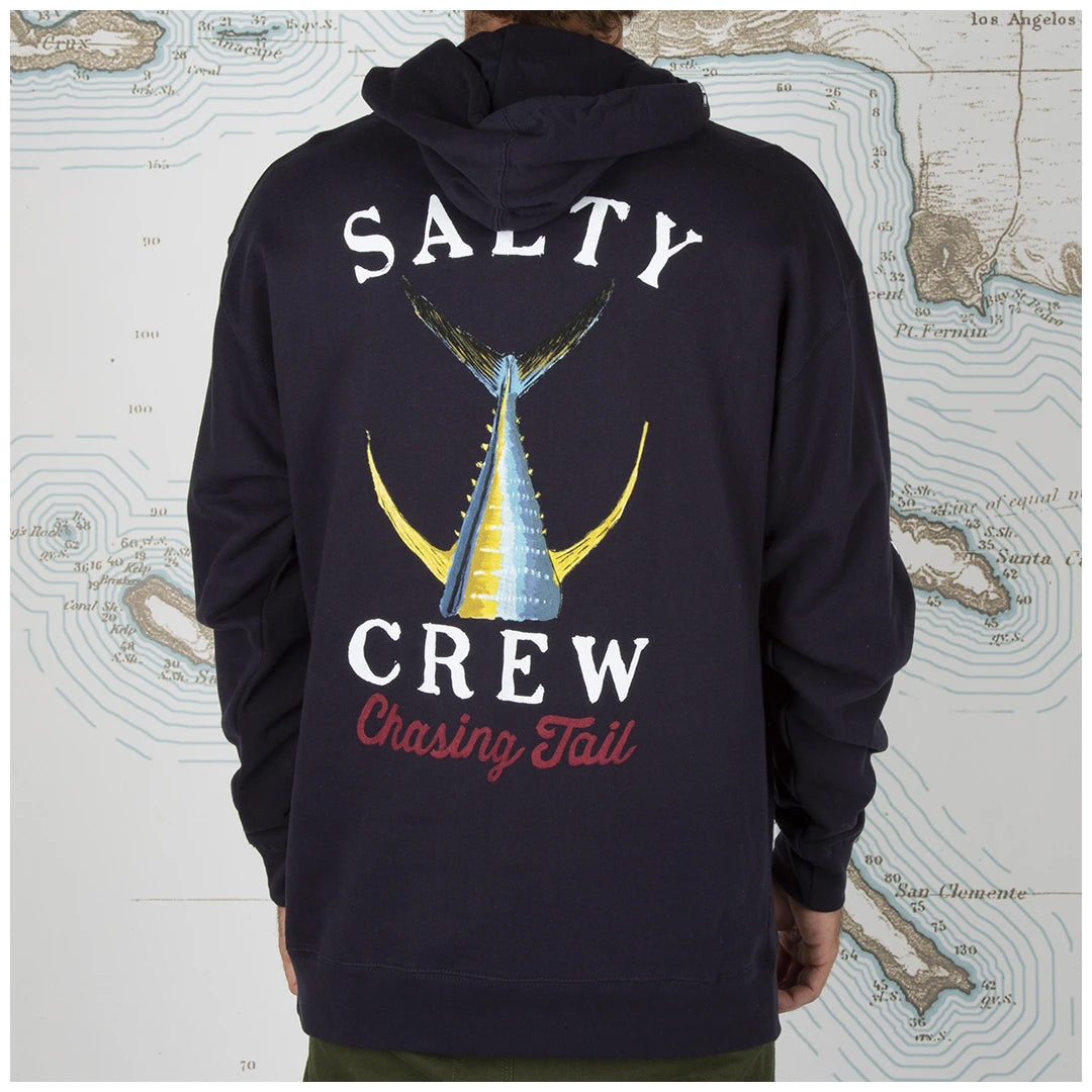 Salty Crew Tailed Hood Fleece Navy M