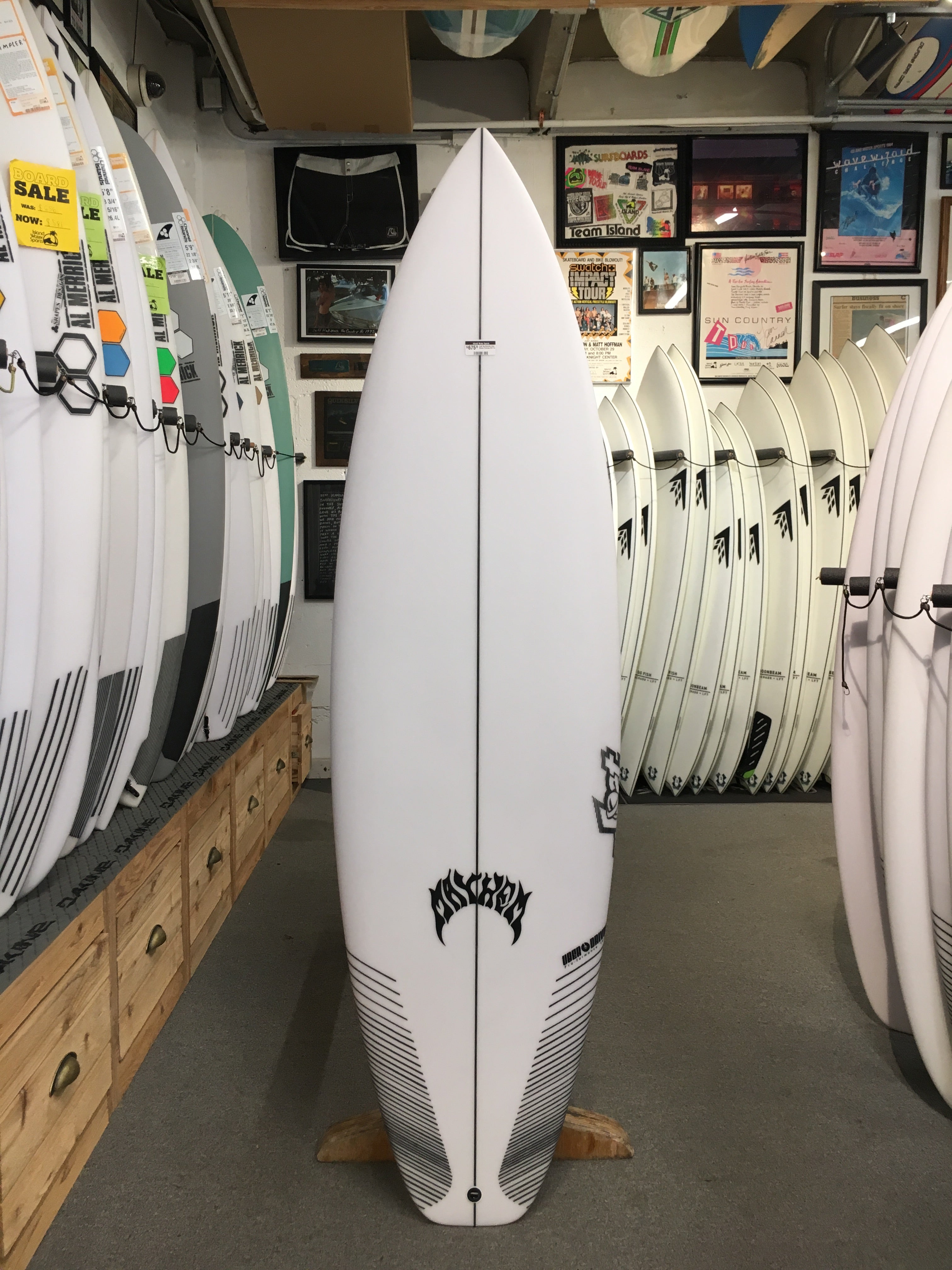Lost Surfboards Uber Driver Futures Fins 5ft11in