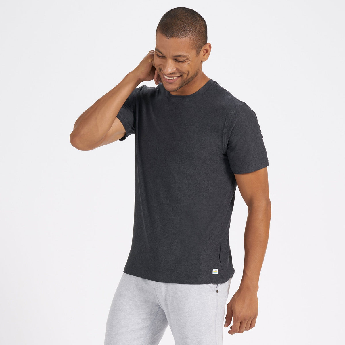 Vuori Strato SS Tech Tee HCC-CharcoalHeather S