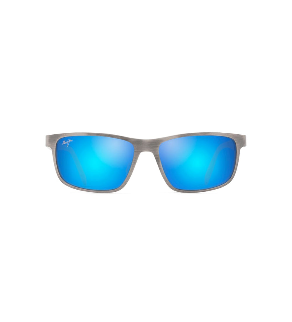 Maui Jim Anemone Polarized Sunglasses BrushedDkGunmetal BlueHawaii