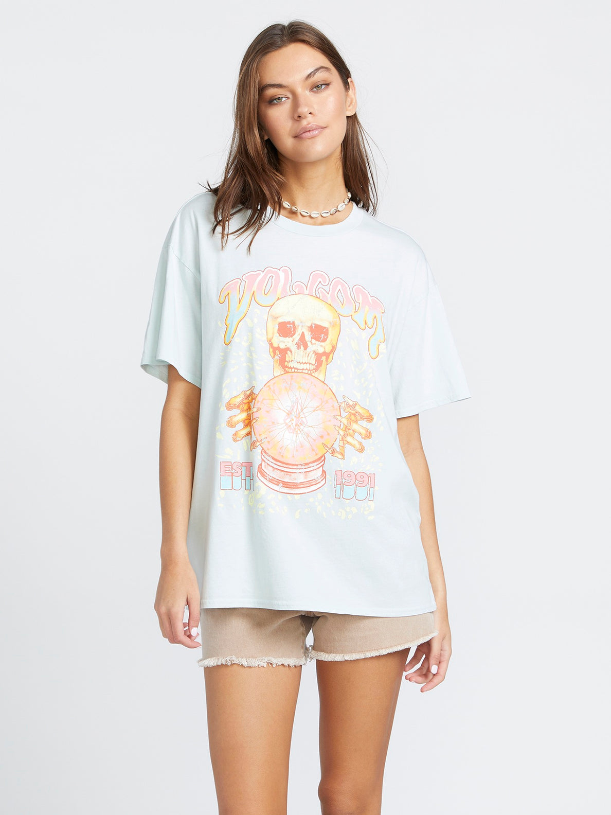 Volcom Stones Throw SS Tee CHL-CHLORINE XS/S