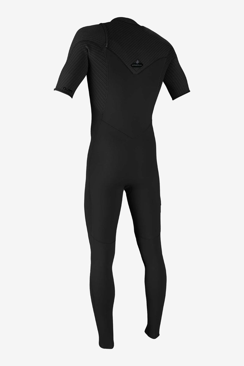 O Neill Hyperfreak 2mm Chest Zip SS Fullsuit A00-22-Black-Black M