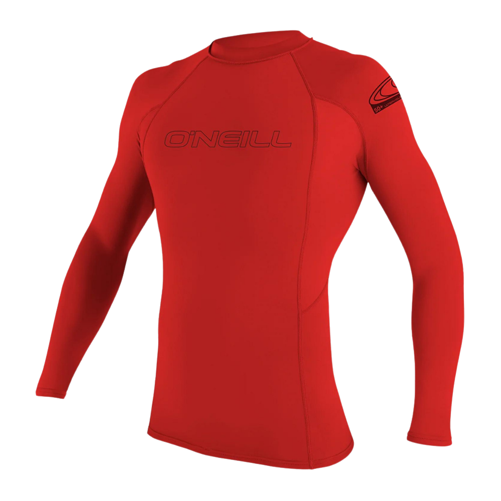 O'Neill Youth Performance Fit LS Rashguard Red 6