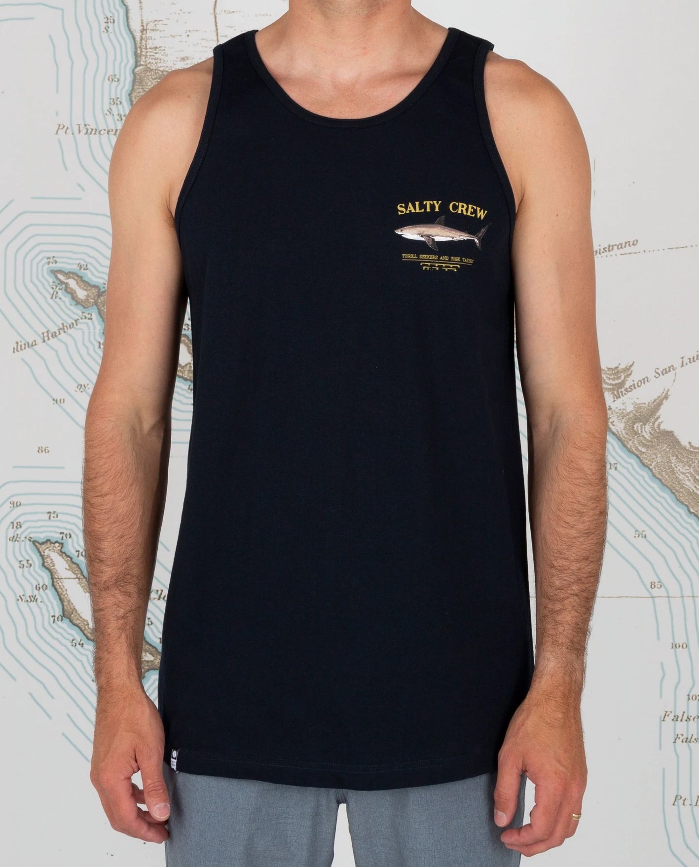 Salty Crew Bruce Tank Navy M