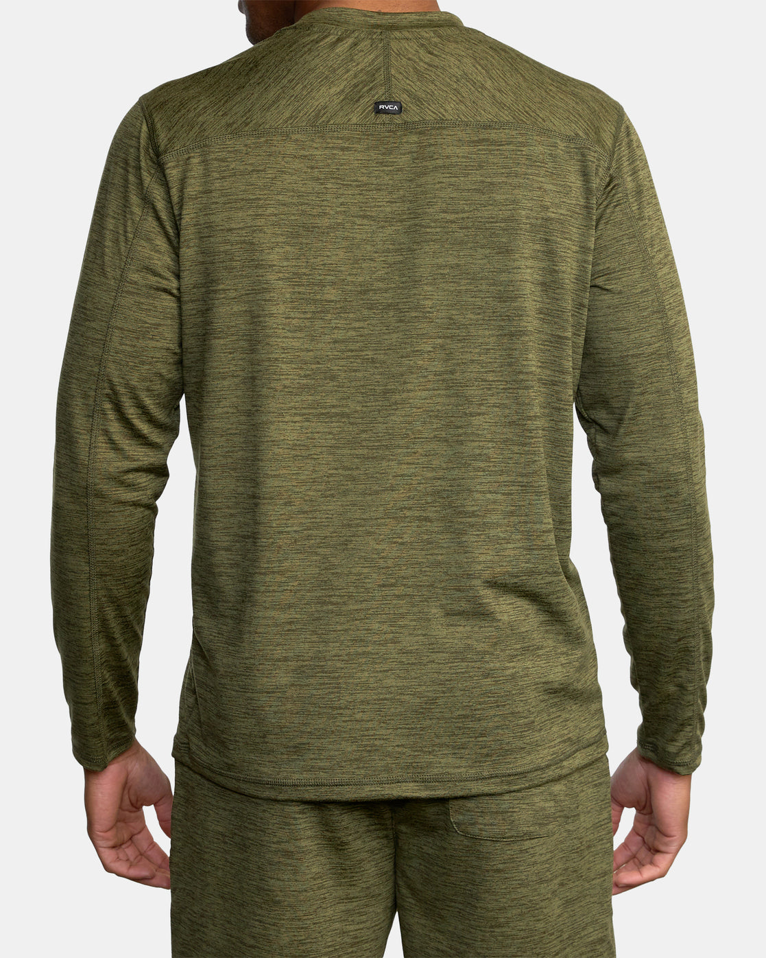 RVCA C-ABLE CREW NECK OLV M