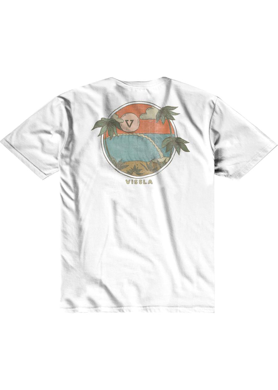 Vissla Hideaway Boys Tee WHT L