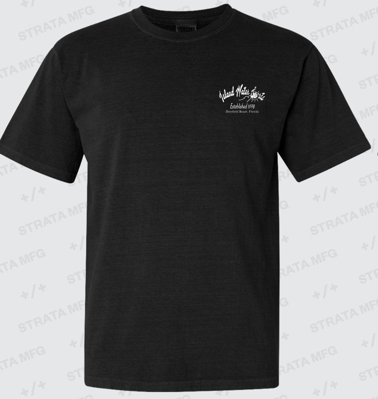 Island Water Sports The Shop SS Tee Black/White M