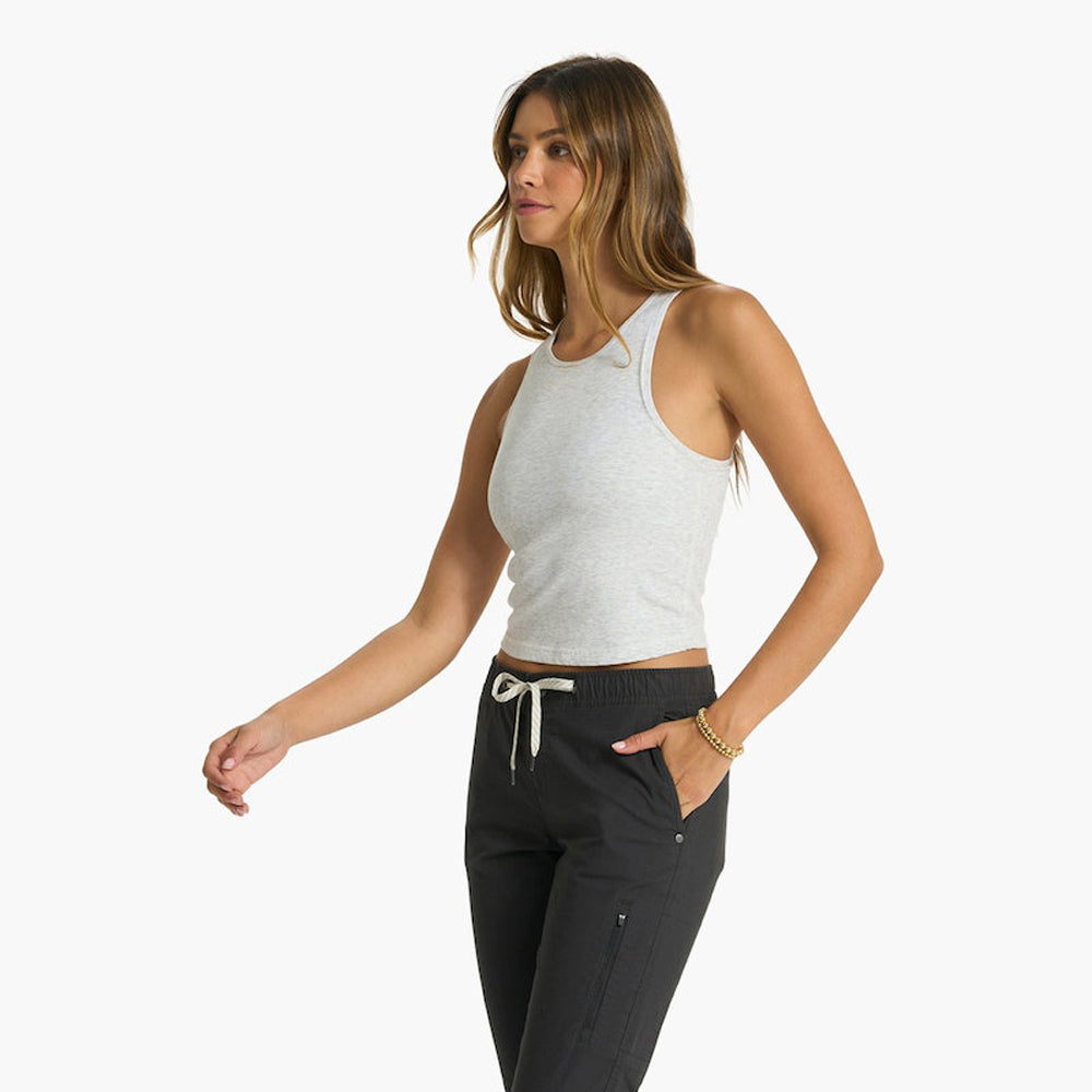 Vuori Pose Plyo Tank WHG-White Heather Grey S