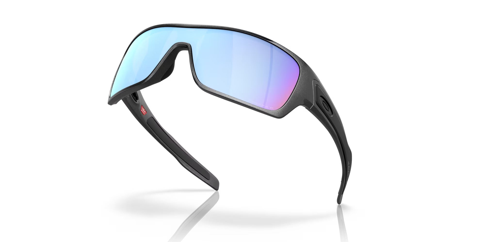 Oakley Turbine Rotor Polarized Sunglasses Steel PrizmDeepWaterPolar Square