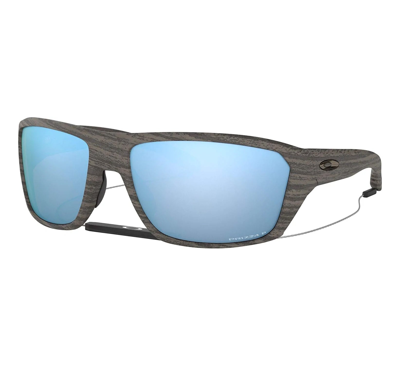 Oakley Split Shot Woodgrain Polarized Sunglasses Woodgrain PrizmDeepWater Square