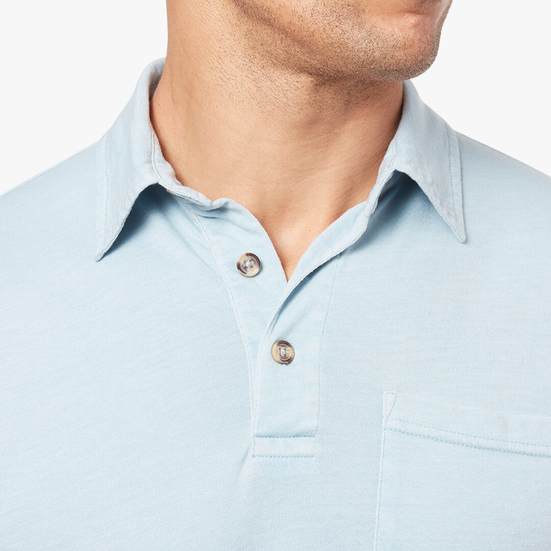 Fair Harbor Atlantic Polo 454-LightBlue M