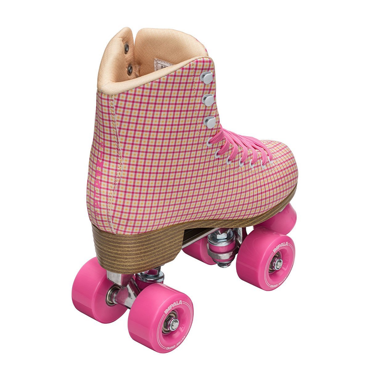 Impala Sidewalk Womens Roller Skates PinkTartan 7