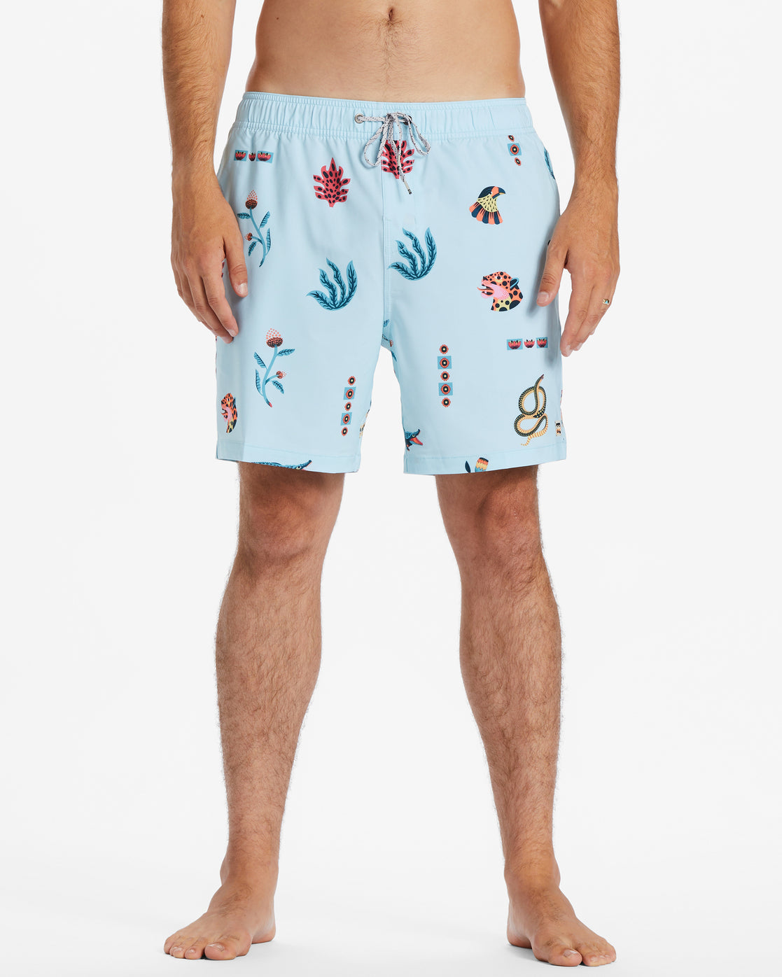 Billabong Zeledon Sundays Layback Swim Shorts LBL-Light Blue M