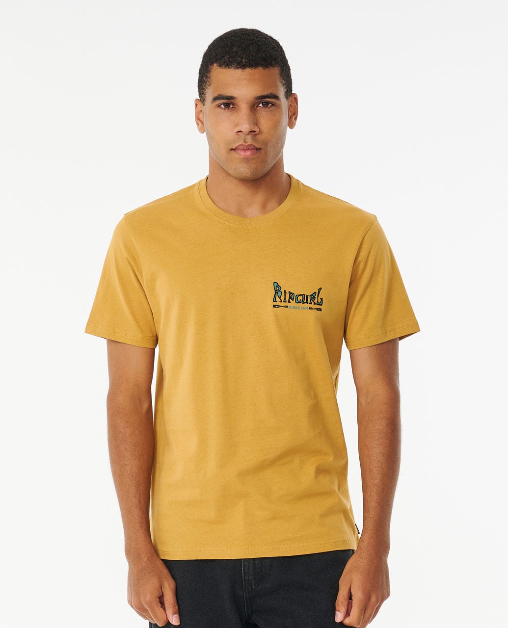 Rip Curl Rayzed and Hazed SS Tee 1041-Mustard L