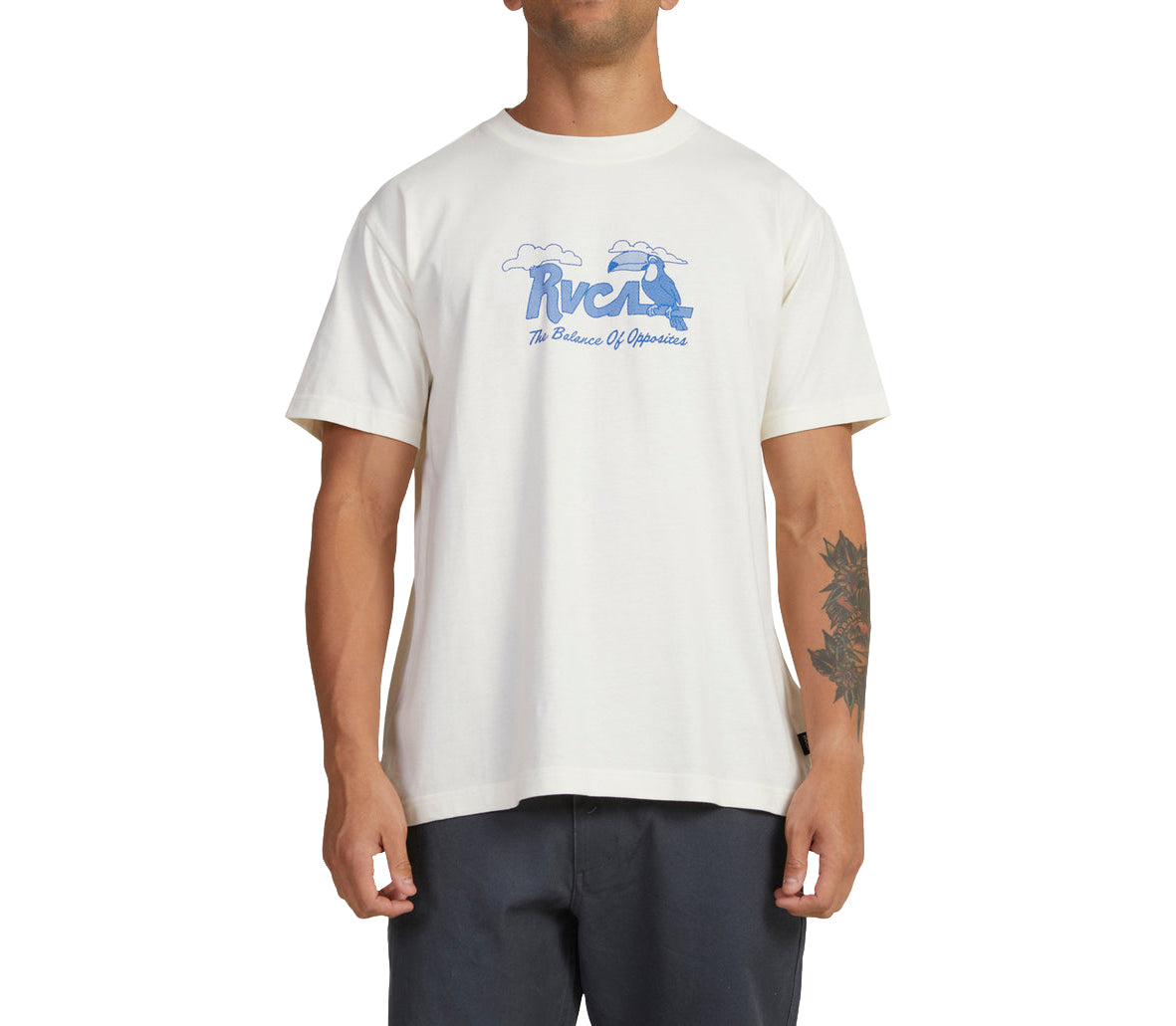 RVCA TROPICANA SS TEE ANW L
