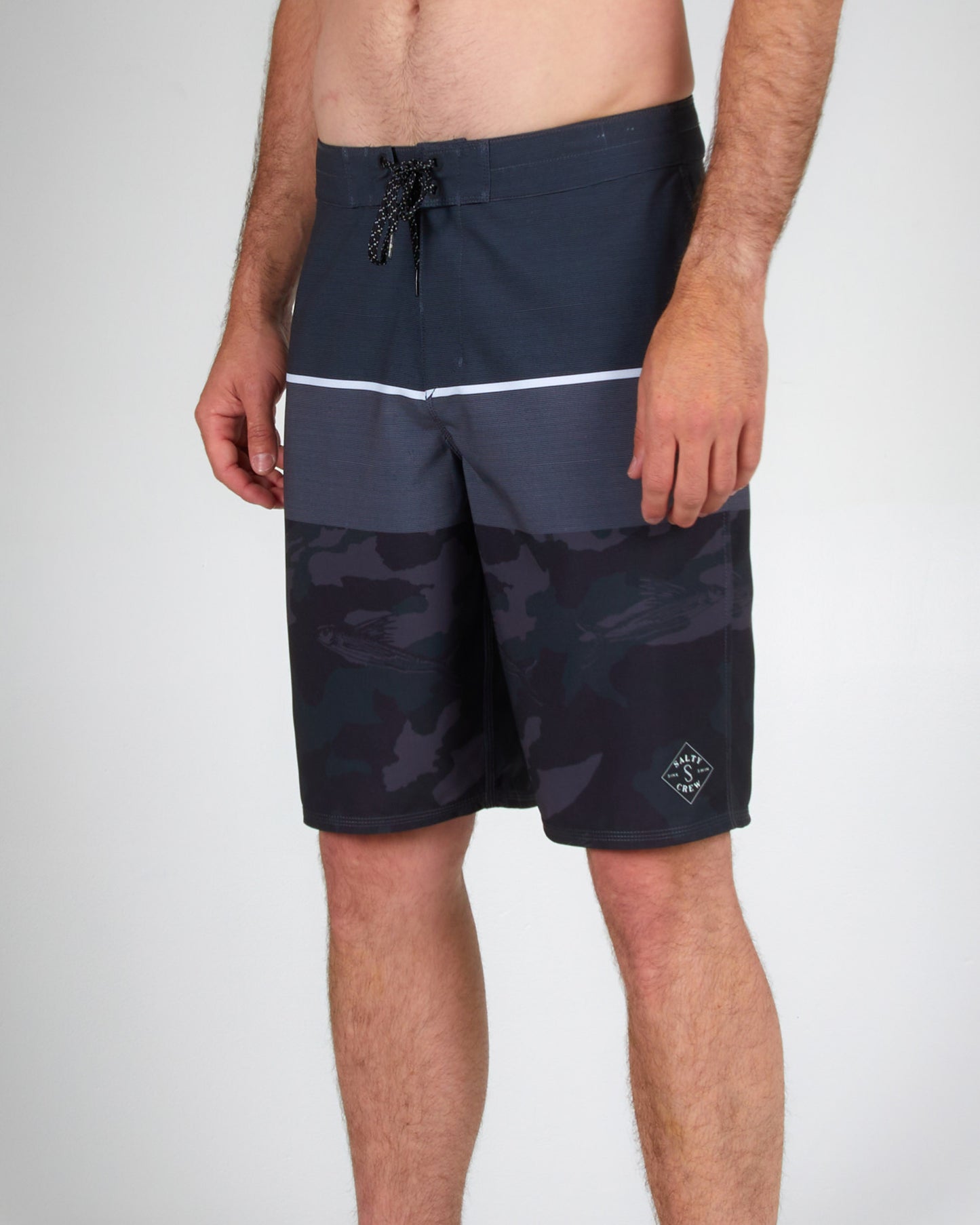 Salty Crew Stacked Boardshort BLK 30