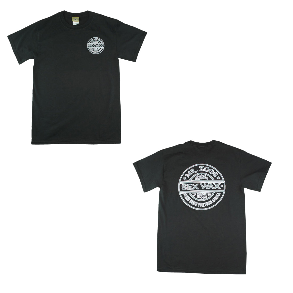 Sex Wax Pinstripe SS Mens Tee Black XL