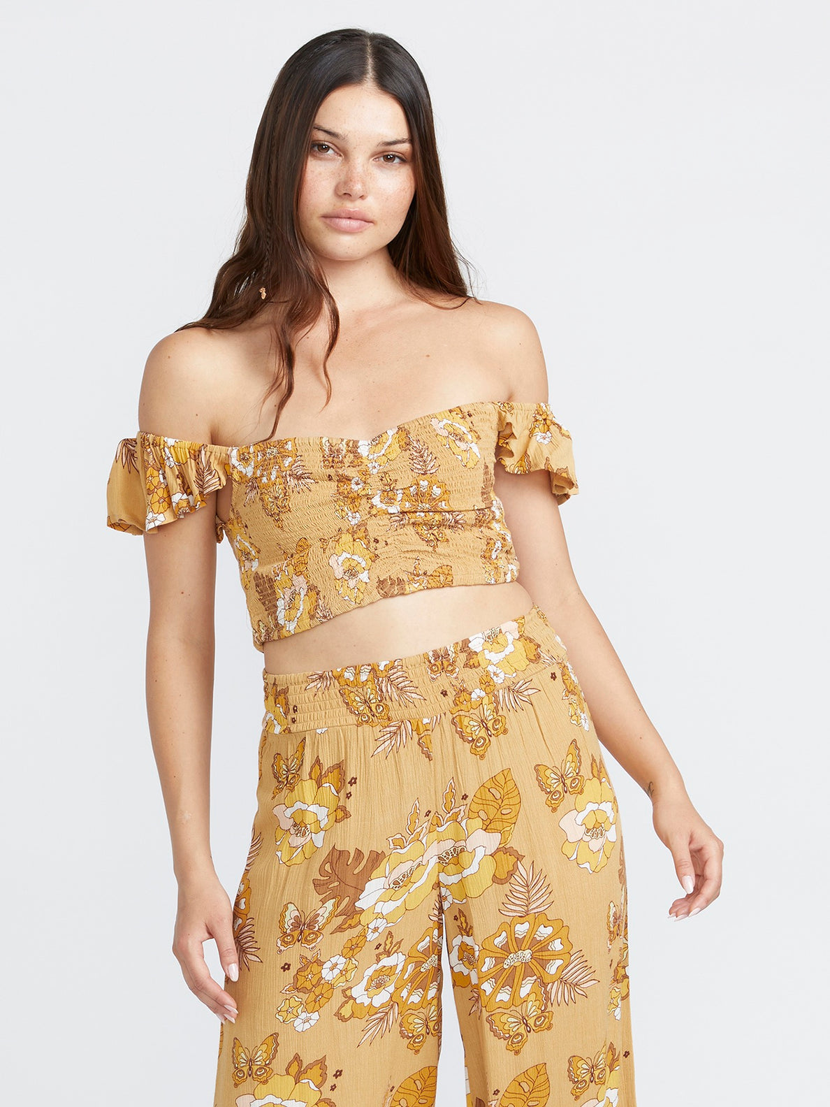 VOLCOM SUN KEEP CAMI TPC-TROPIC YELLOW L