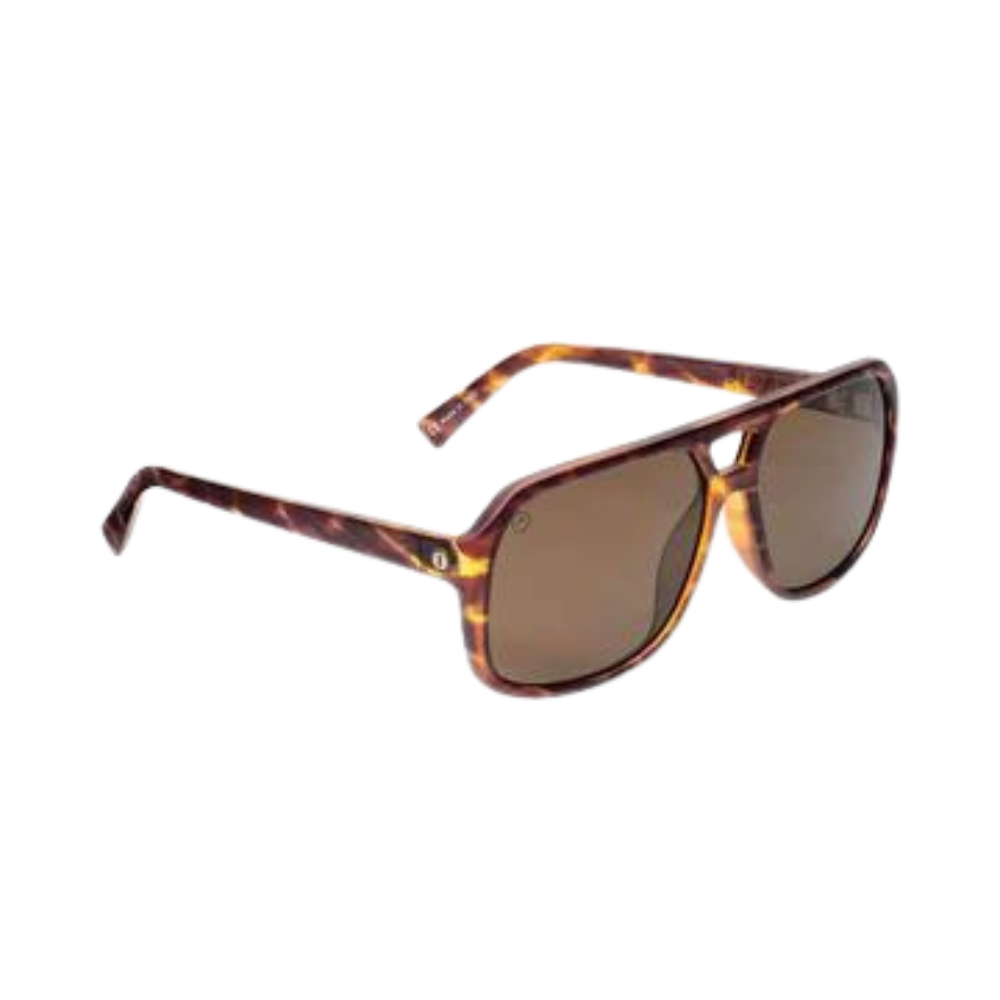 Electric Dude Polarized Sunglasses Matte Tortoise Ohm Bronze Oversized