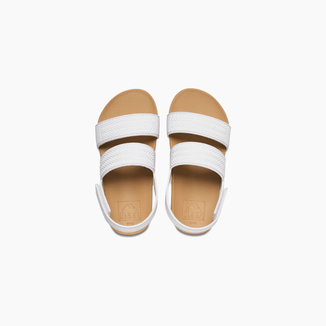 Reef Little Water Vista Girls Sandal White-Tan23 4 C