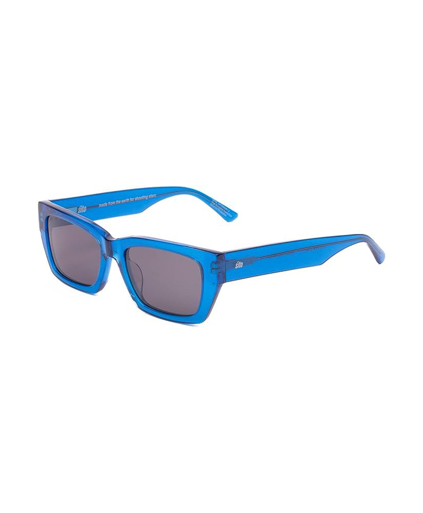 Sito Outer Limits Polarized Sunglasses ElectricBlue IronGrey