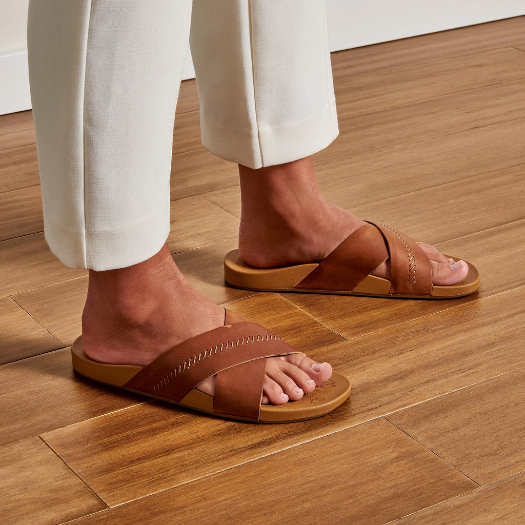 Olukai Kipe a Olu Womens Sandal FMFM-Sahara-Sahara 5