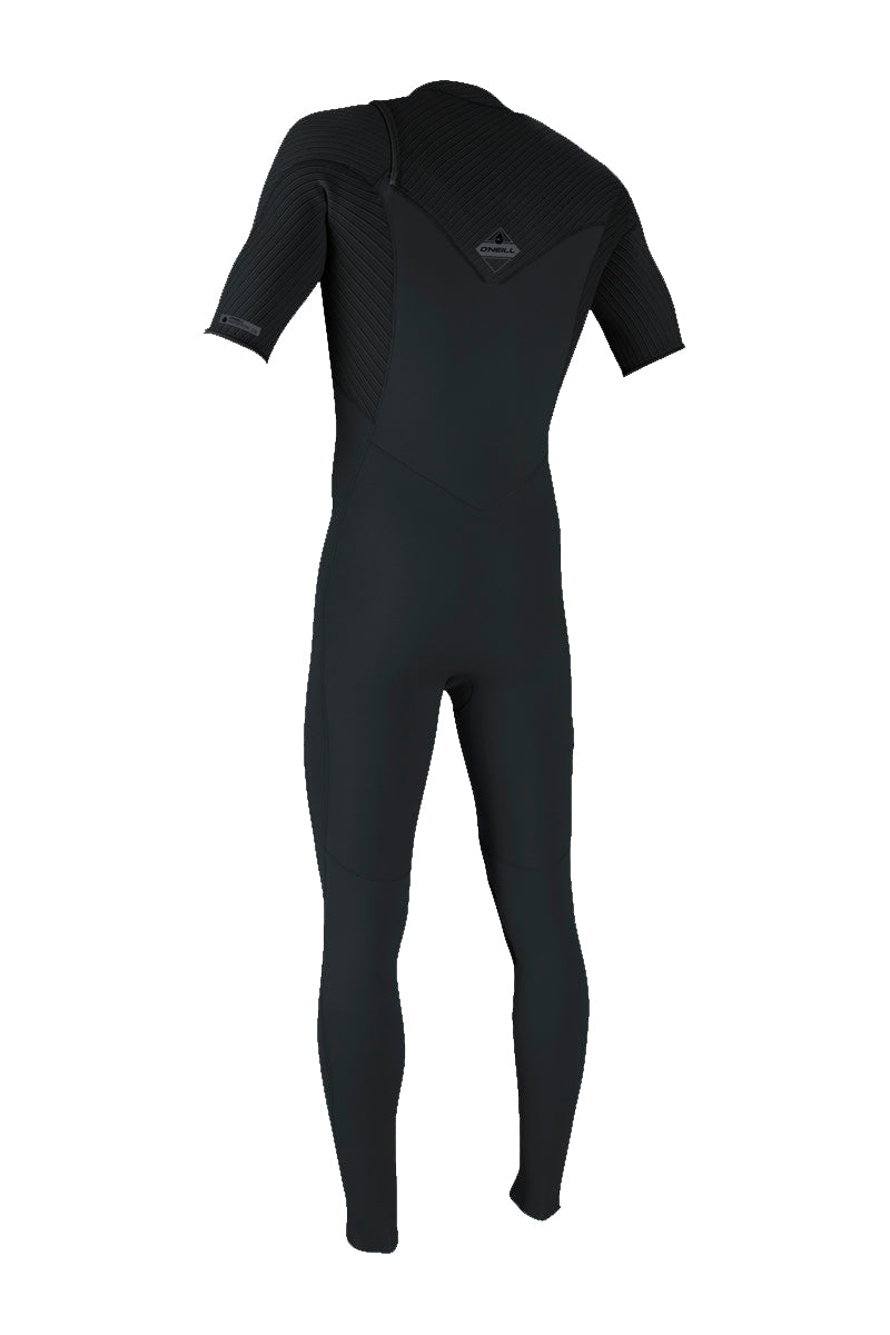 O Neill Hyperfreak 2mm Chest Zip SS Fullsuit GS2-Gunmetal-Gunmetal MT