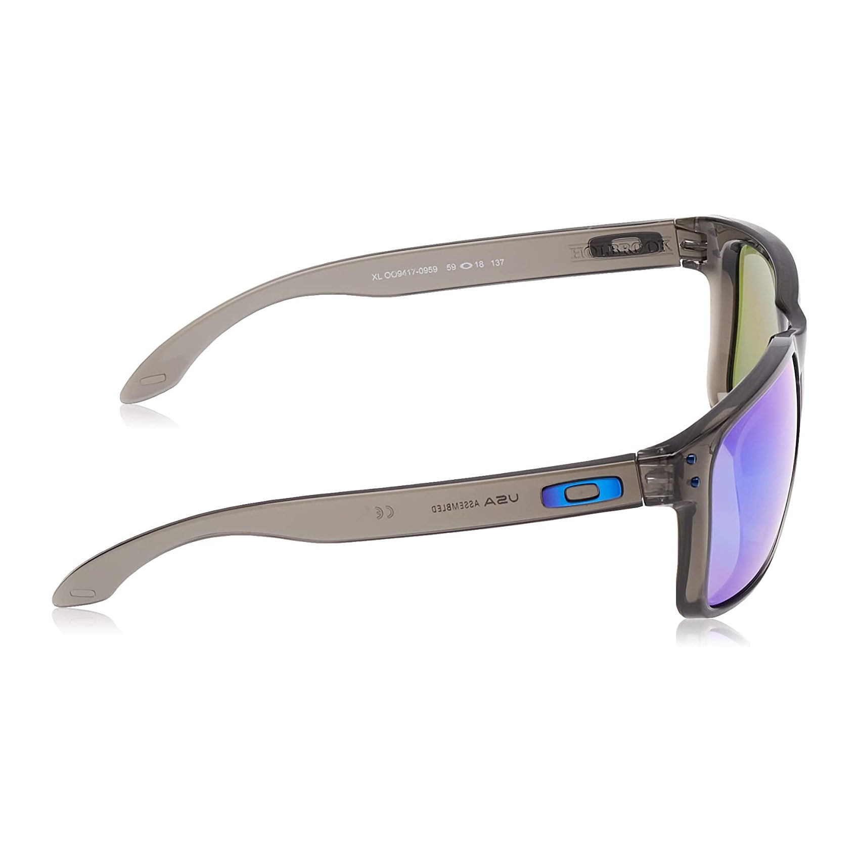 Oakley Holbrook XL Polarized Sunglasses Gray PrizmSapphireIridium Square