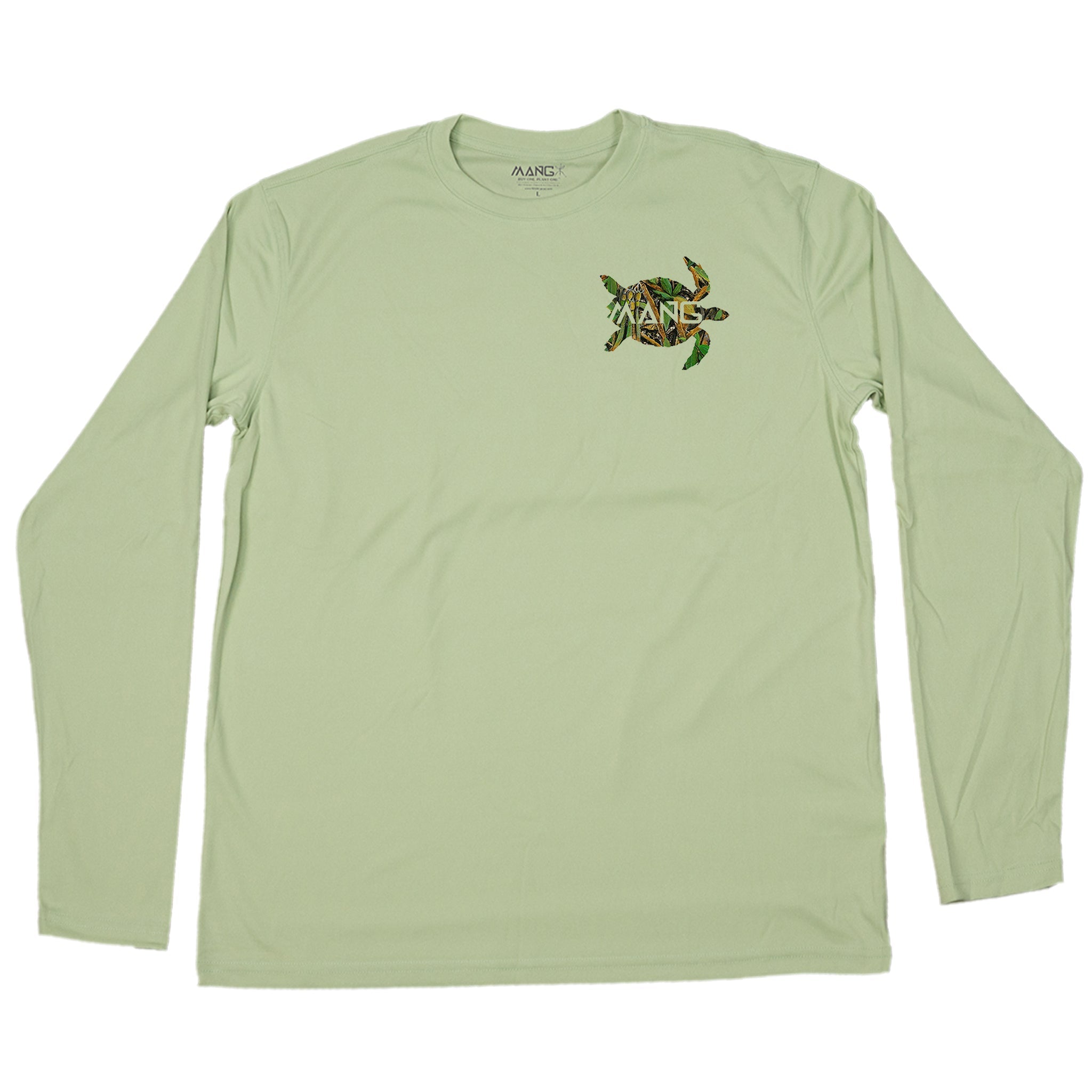 Mang Mens Performance LS Lycra GrassyTurtley Sage XL