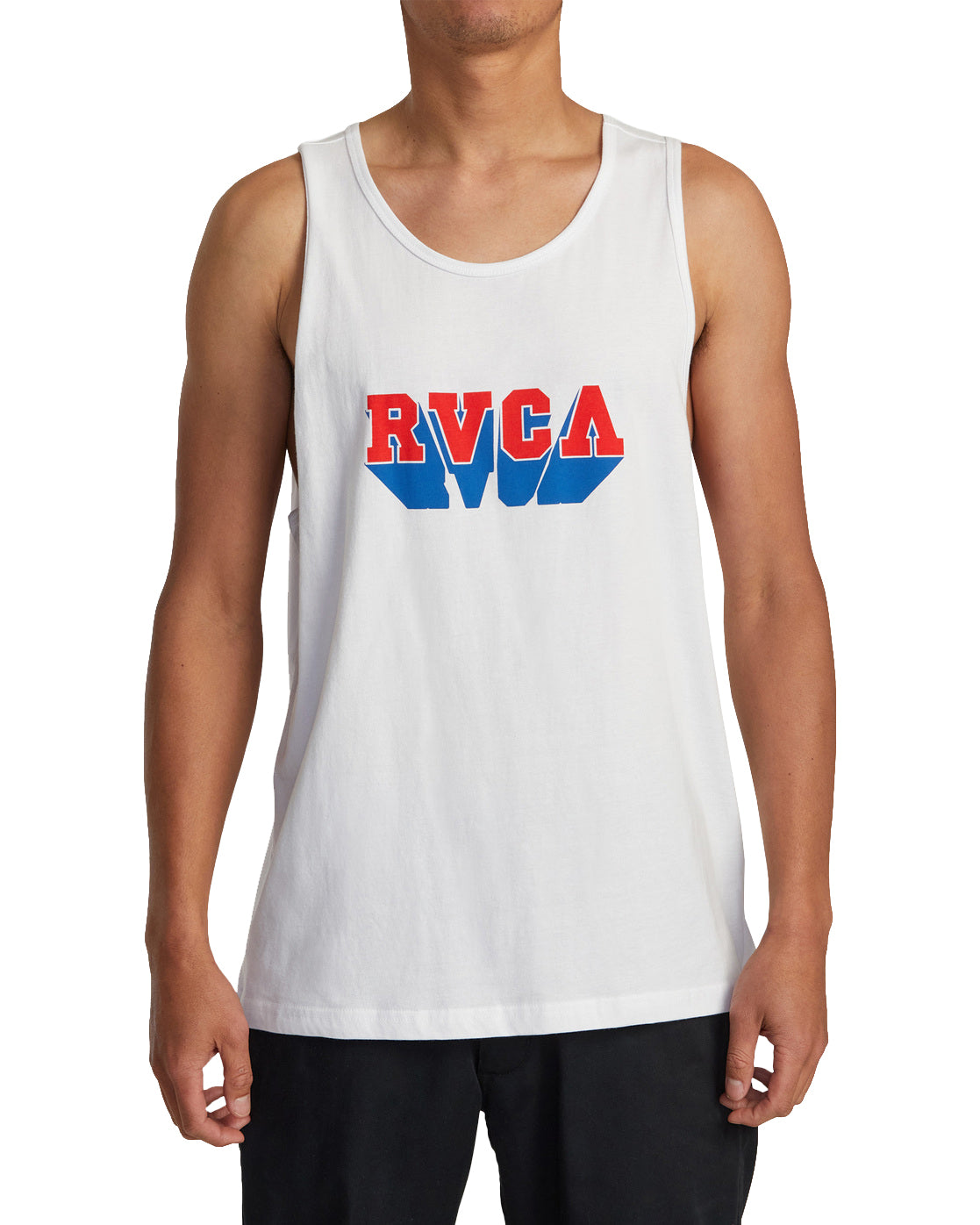 RVCA IMPACT TANK M TEES WHT M