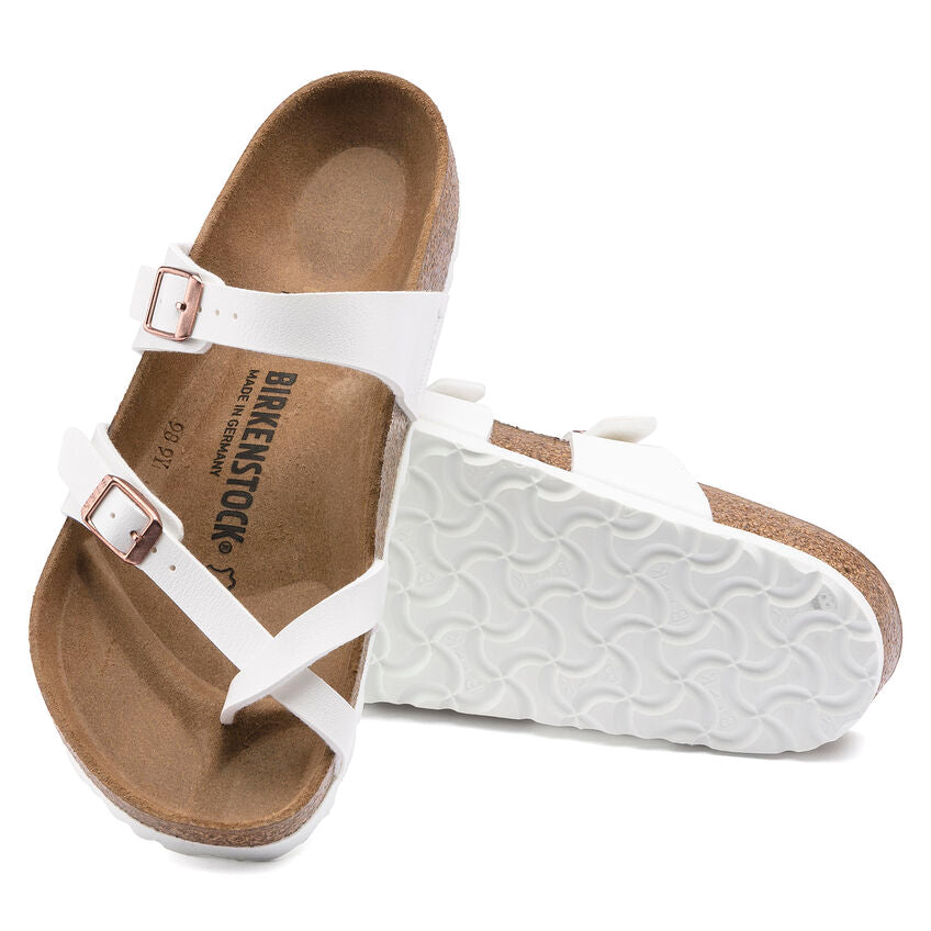 Birkenstock Mayari Womens Sandal Birko-Flor-White 7