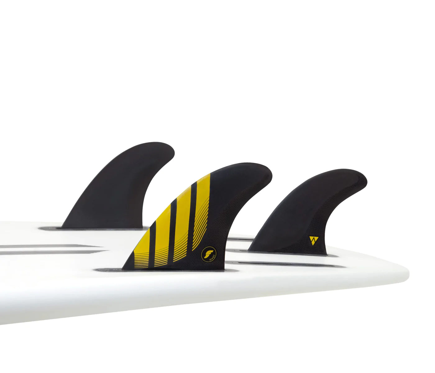 Future Fins P4 Alpha Thruster Fin Set Carbon-Yellow S