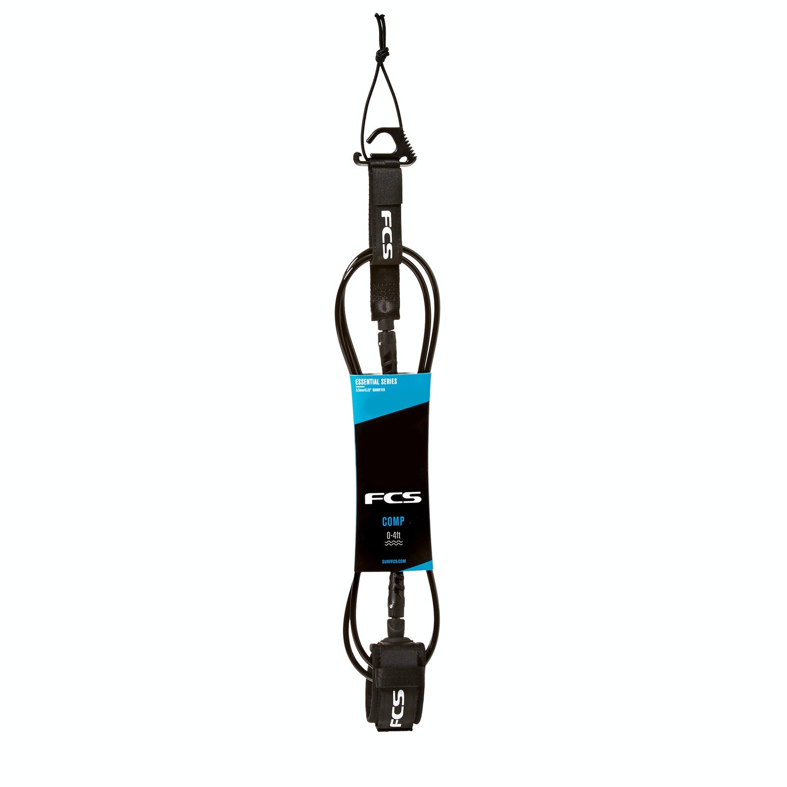 FCS Essential Comp Leash Black20 5ft0in