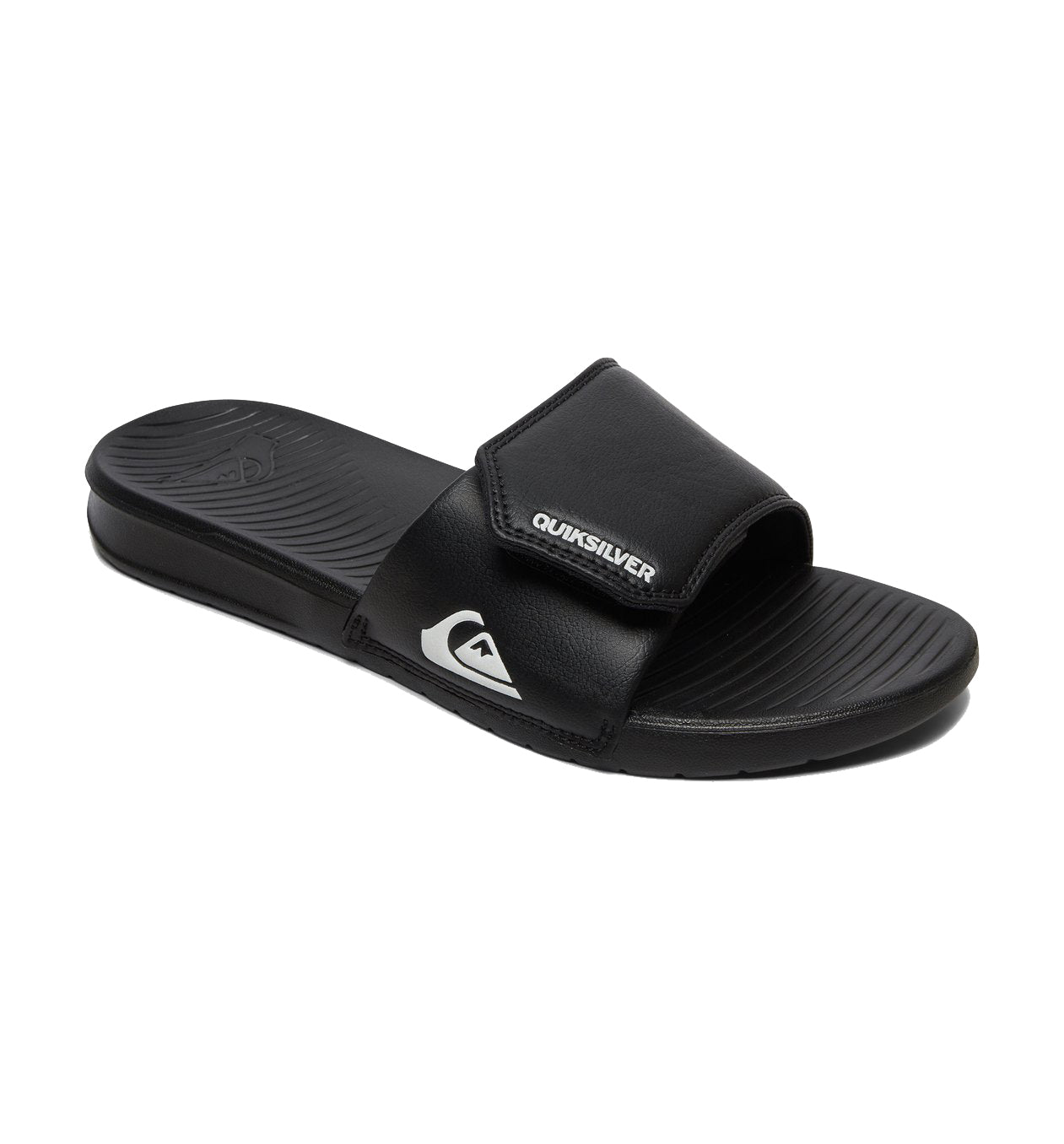 Quiksilver Bright Coast Adjust Mens Sandal XKWK-Black-White-Black 9