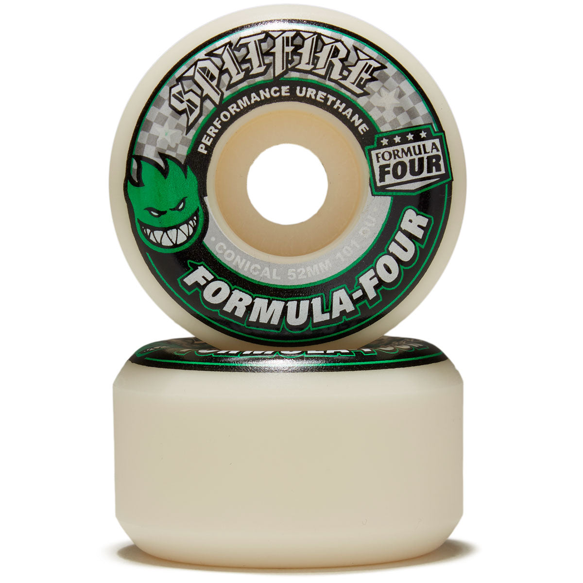 Spitfire Wheels F4 101D Conical Full Green 54mm