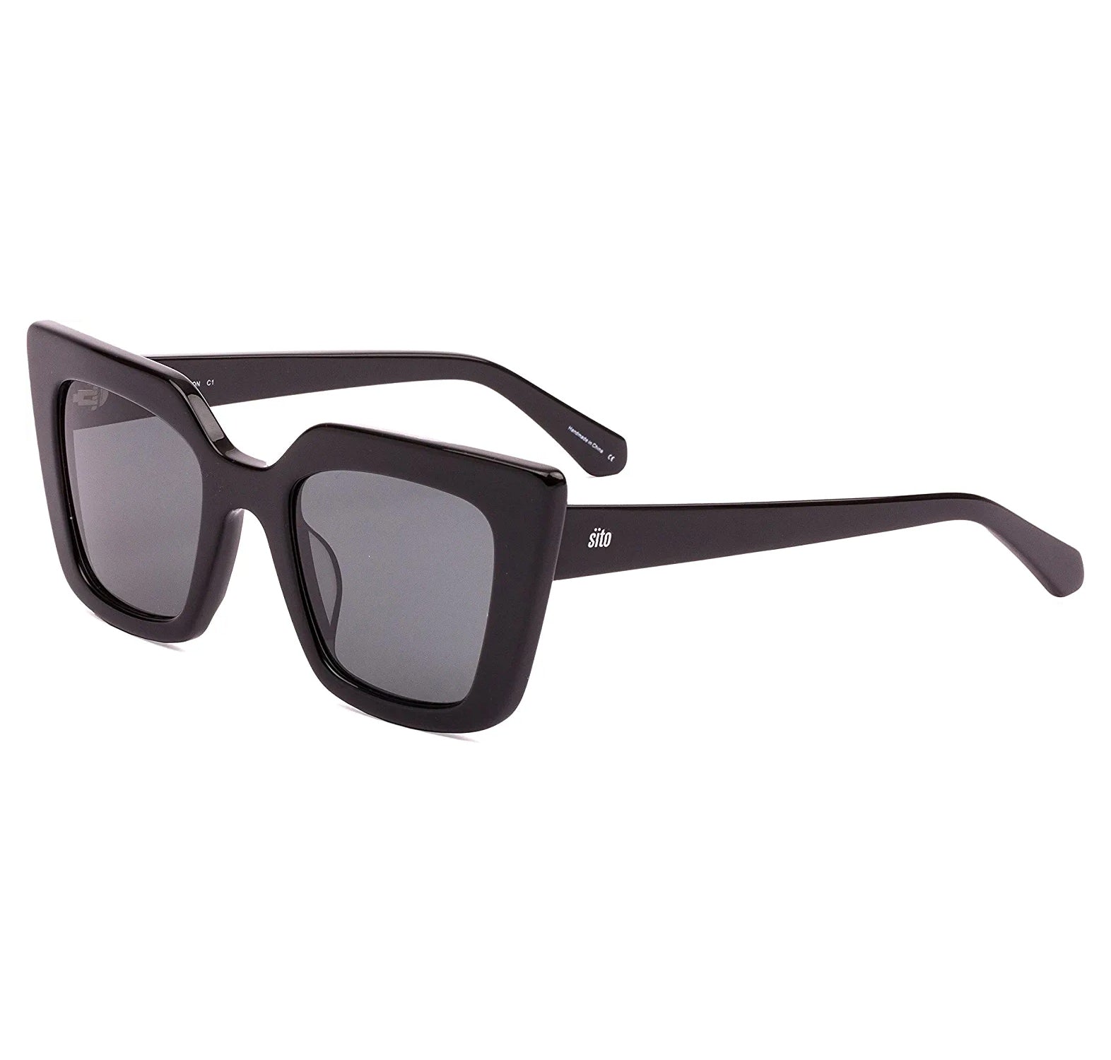 Sito Cult Vision Polarized Sunglasses Black IronGrey