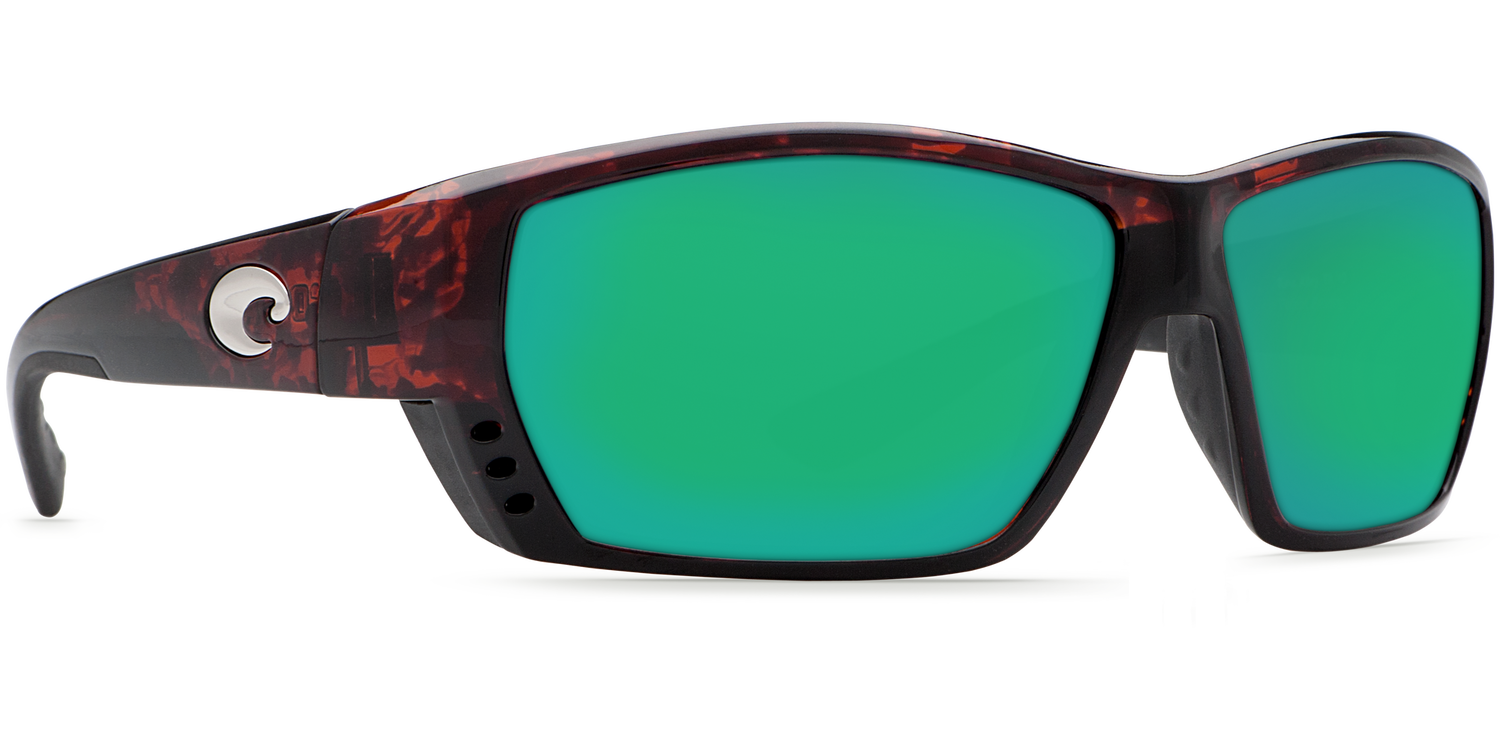 Costa Del Mar Tuna Alley Sunglasses Tortoise Green Mirror 580G