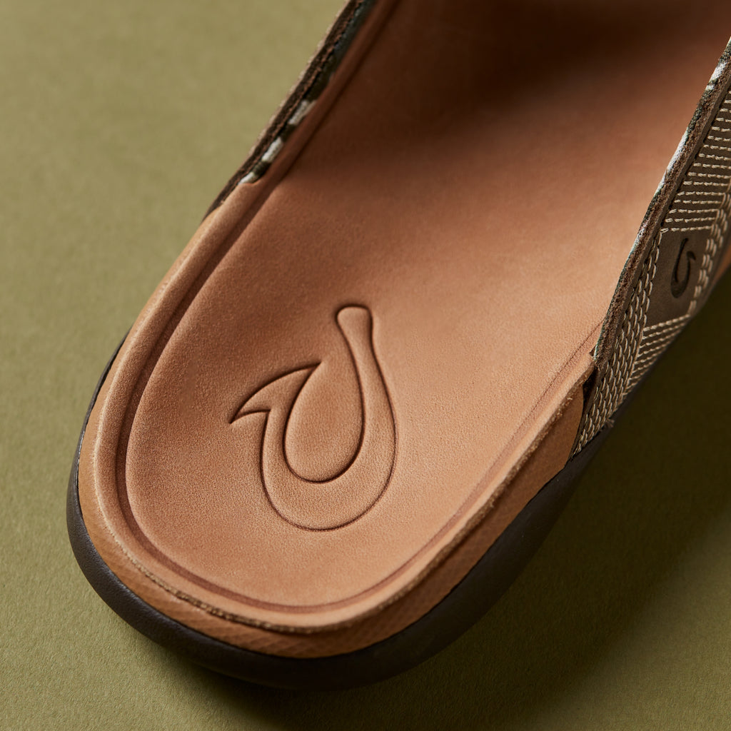 Olukai Tuahine Mens Sandal HGGS-Hunter-Golden Sand 9