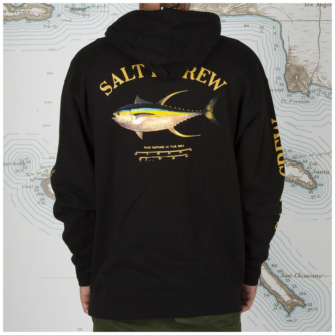 Salty Crew Ahi Mount Hood Fleece BLK-Black M