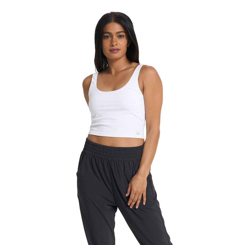 Vuori Daily Crop WHT-White M