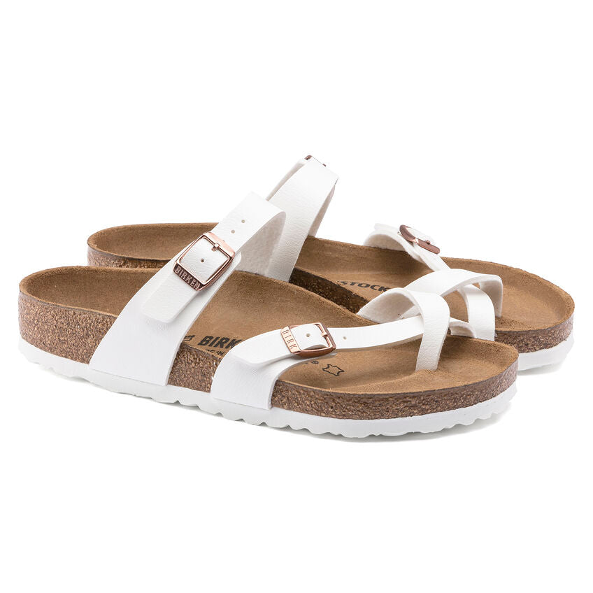 Birkenstock Mayari Womens Sandal Birko-Flor-White 5