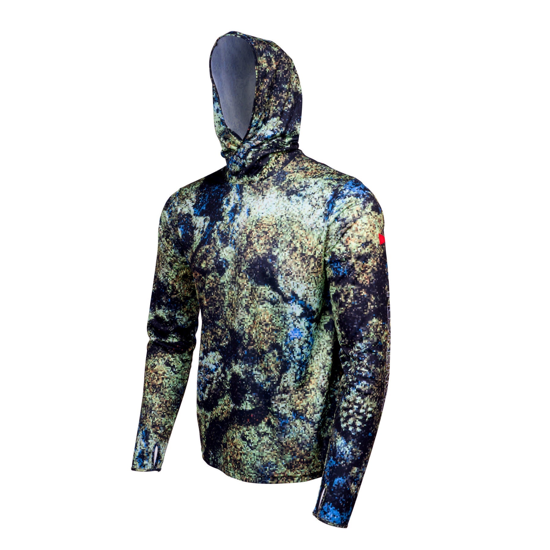 Florence Marine X Riffe Digi-Tek Long Sleeve UPF Shirt Multi S