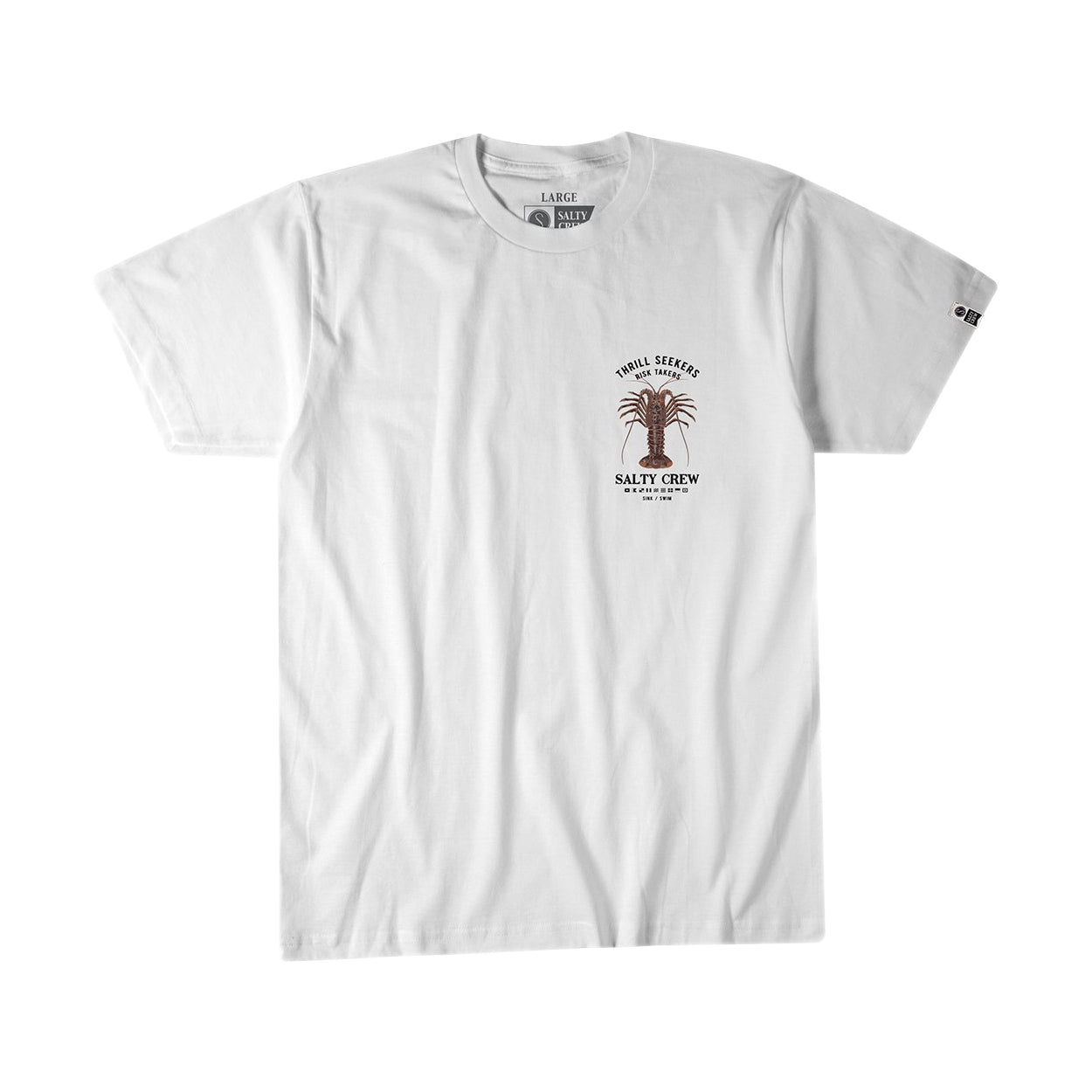 Salty Crew Bugging Out SS Tee White XXL