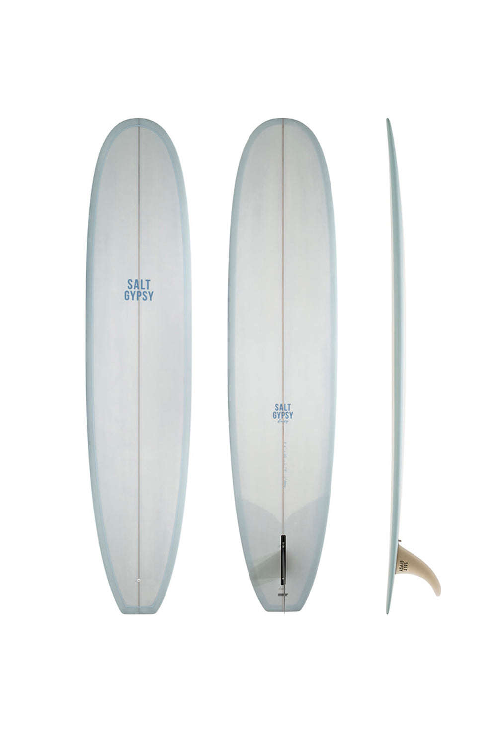 Salt Gypsy Dusty Retro Longboard Vintage Blue Tint 9ft0in