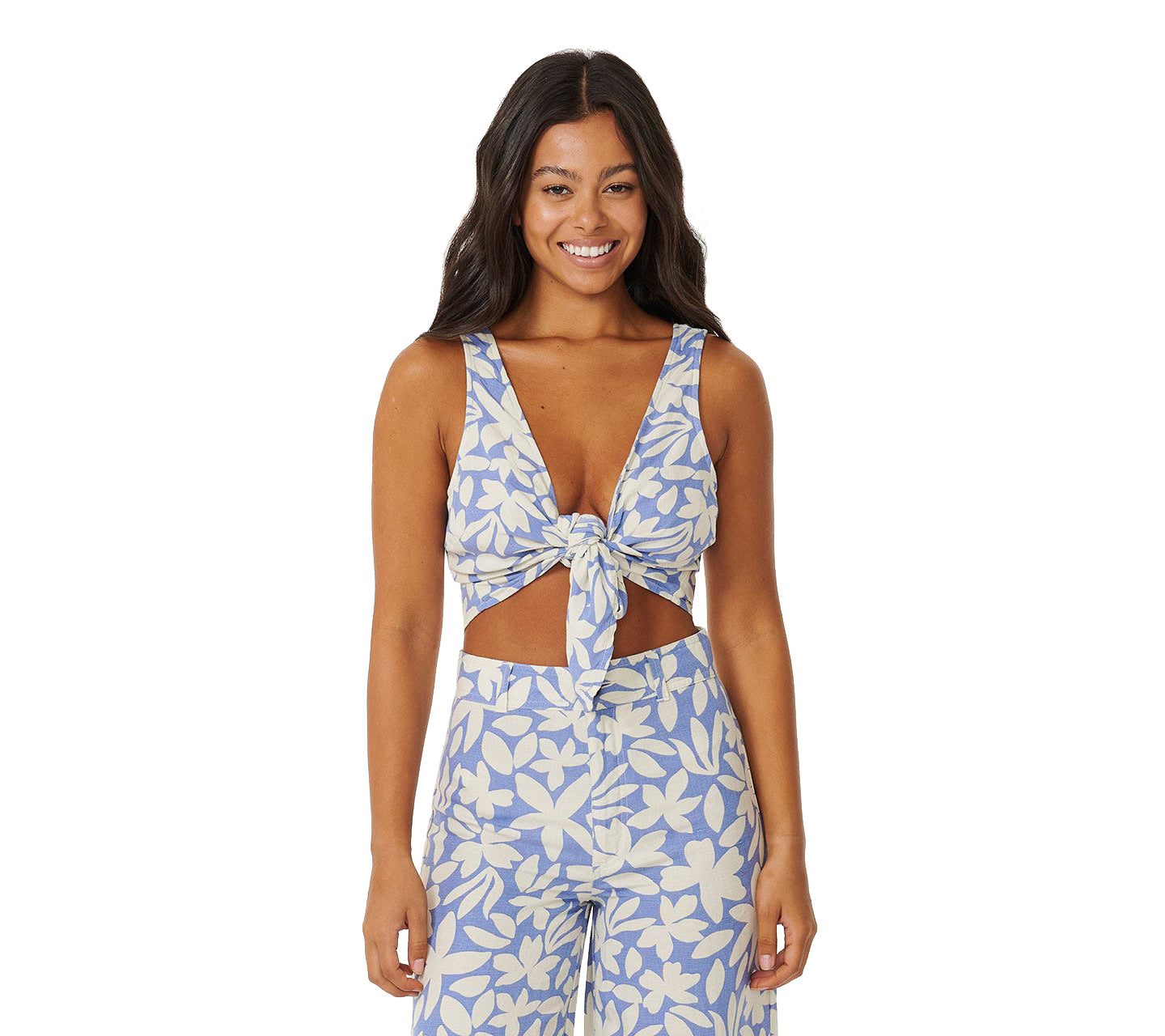 Rip Curl Holiday Tropics Top 8962-Mid Blue S