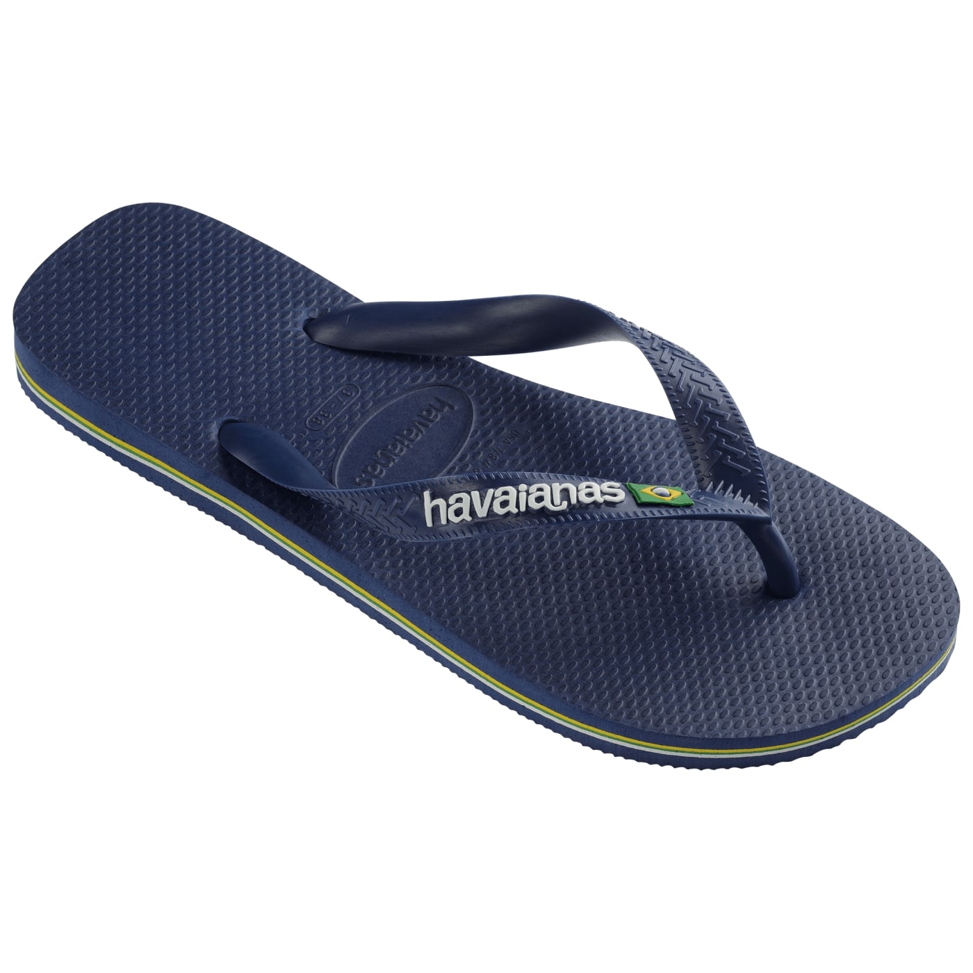 Havaianas Brazil Logo Boys Sandal 0555-Navy Blue 3 Y