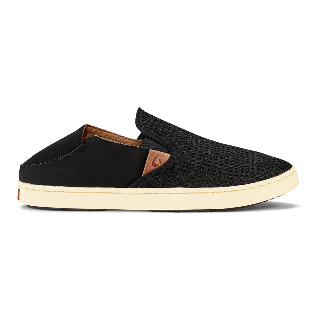 Olukai Pehuea Womens Shoe 4040-Black-Black 8.5