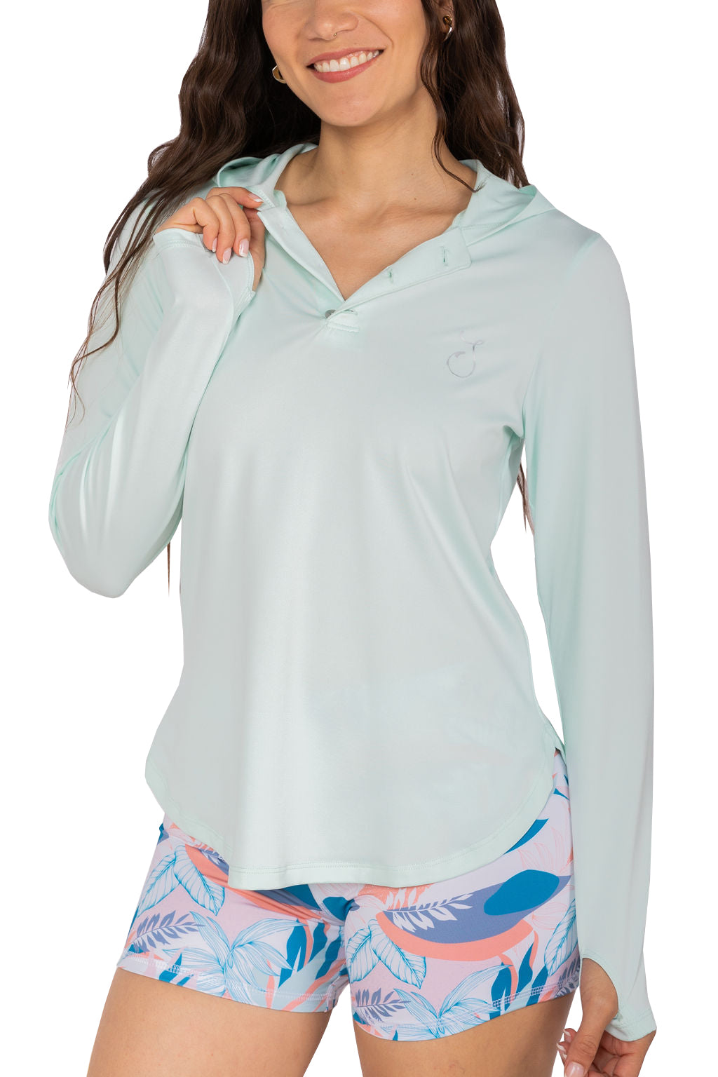 Reel Skipper La Brisa Top Opal Blue L